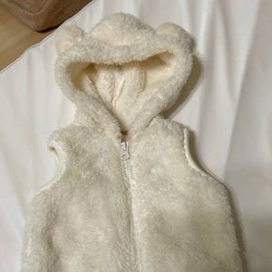 Infant fur vest